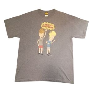 Beavis And Butt-Head Graphic T-Shirt Mens Large Short Sleeve blue shirt